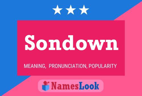 Póster del nombre Sondown