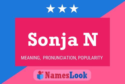 Póster del nombre Sonja N