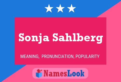 Póster del nombre Sonja Sahlberg