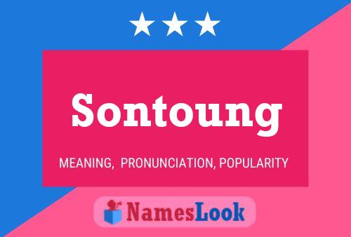 Póster del nombre Sontoung