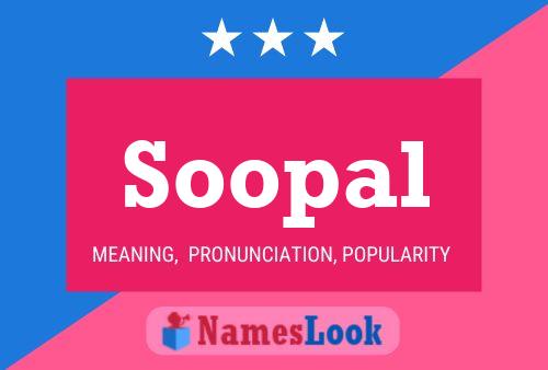 Póster del nombre Soopal