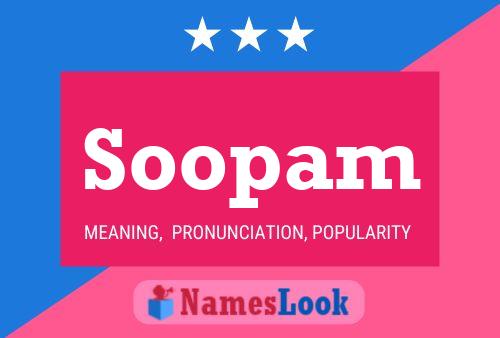 Póster del nombre Soopam