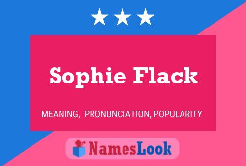 Póster del nombre Sophie Flack