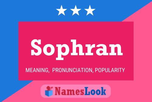 Póster del nombre Sophran