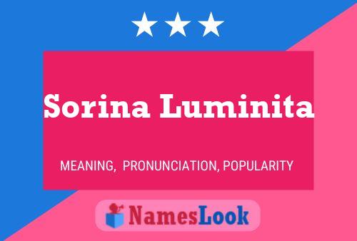 Póster del nombre Sorina Luminita