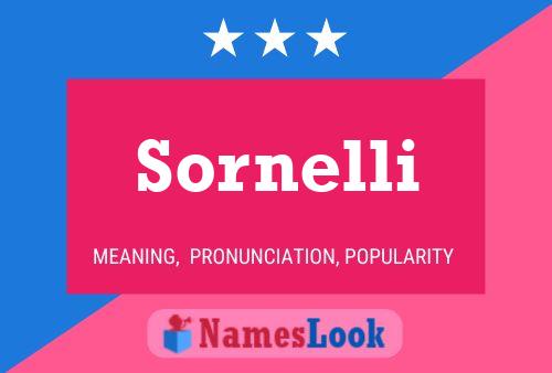 Póster del nombre Sornelli