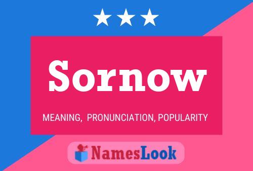 Póster del nombre Sornow