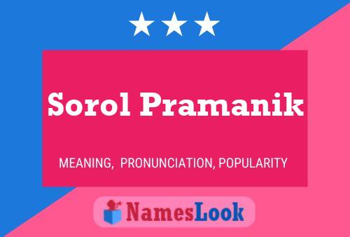 Póster del nombre Sorol Pramanik