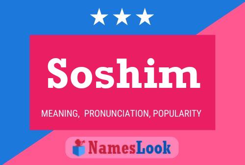 Póster del nombre Soshim