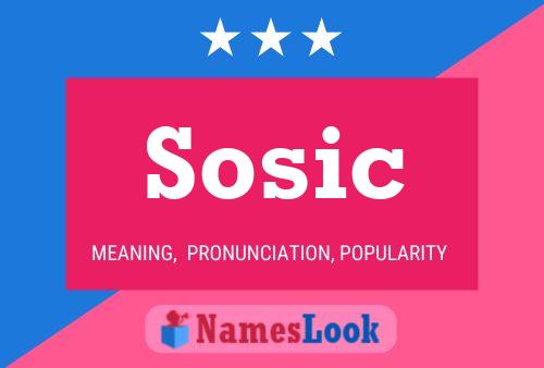 Póster del nombre Sosic