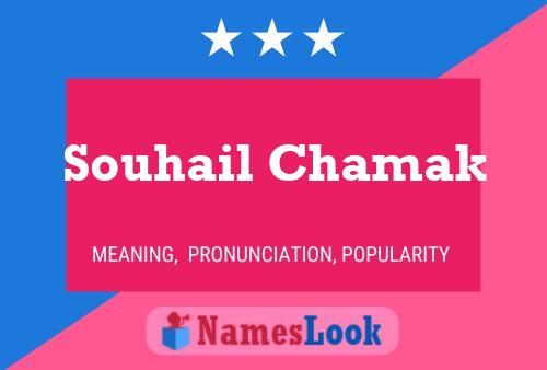 Póster del nombre Souhail Chamak