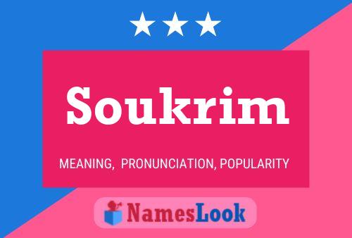 Póster del nombre Soukrim