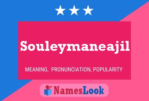 Póster del nombre Souleymaneajil