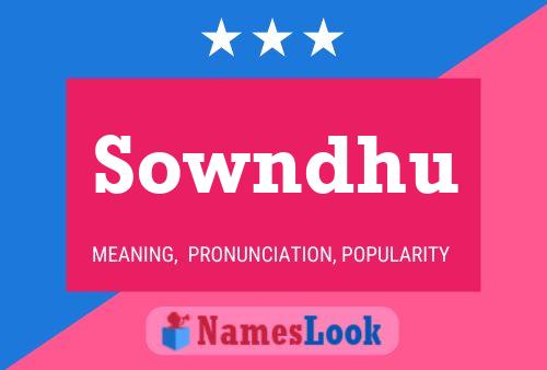 Póster del nombre Sowndhu