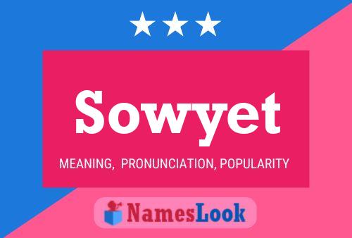 Póster del nombre Sowyet