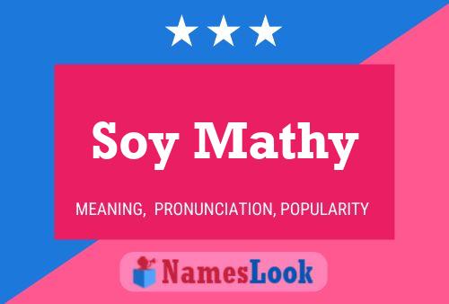 Póster del nombre Soy Mathy