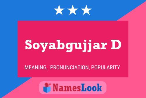 Póster del nombre Soyabgujjar D