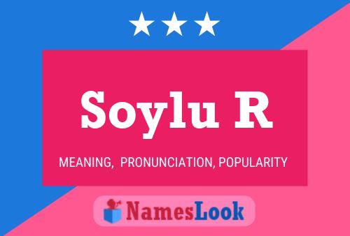 Póster del nombre Soylu R