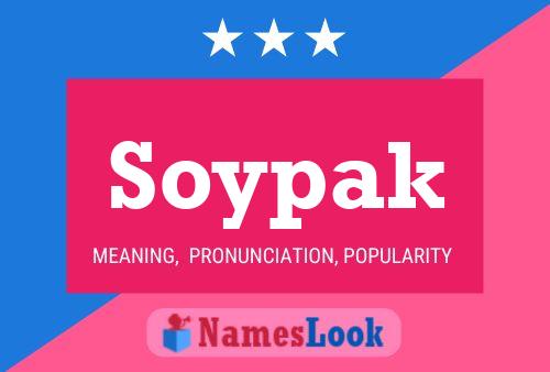 Póster del nombre Soypak