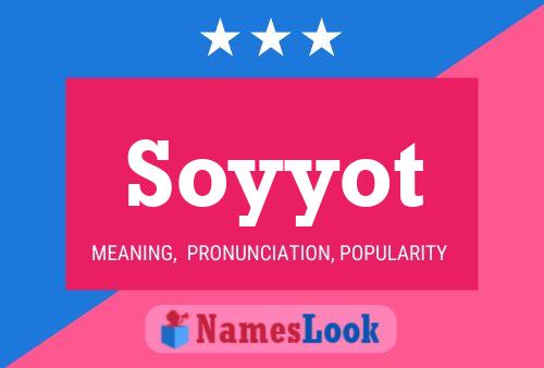 Póster del nombre Soyyot