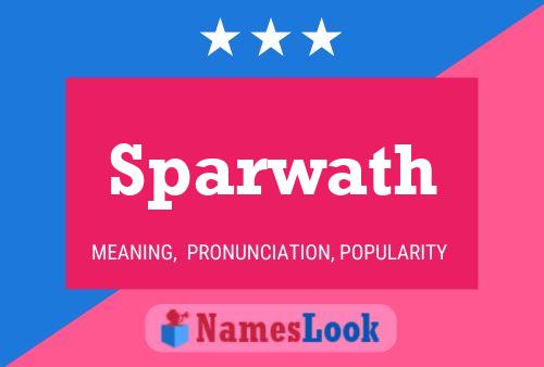 Póster del nombre Sparwath