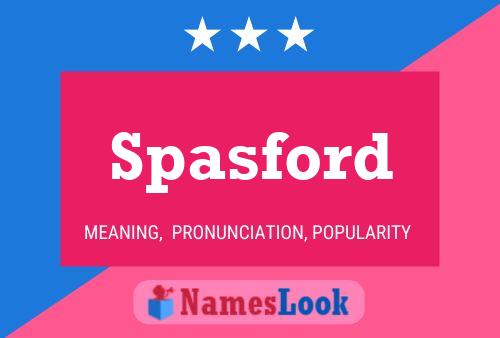 Póster del nombre Spasford