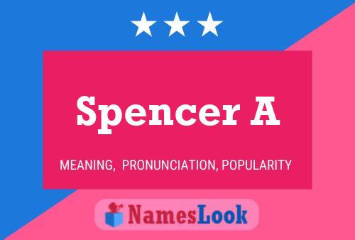 Póster del nombre Spencer A