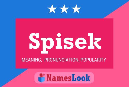 Póster del nombre Spisek