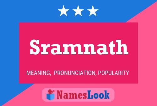 Póster del nombre Sramnath