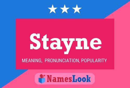 Póster del nombre Stayne