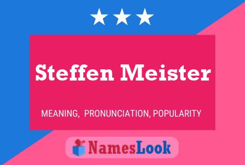 Póster del nombre Steffen Meister