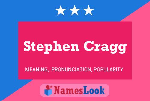 Póster del nombre Stephen Cragg