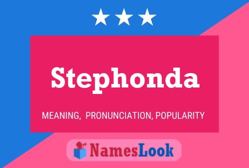 Póster del nombre Stephonda