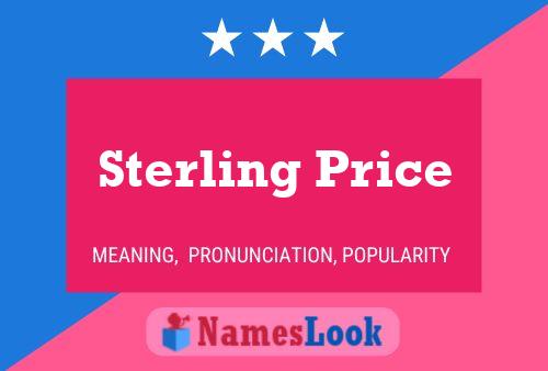 Póster del nombre Sterling Price