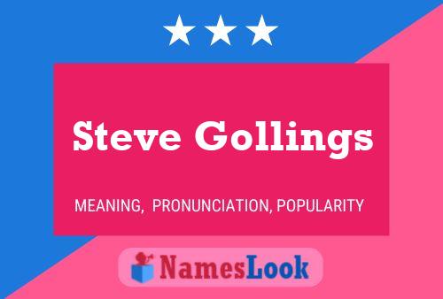 Póster del nombre Steve Gollings