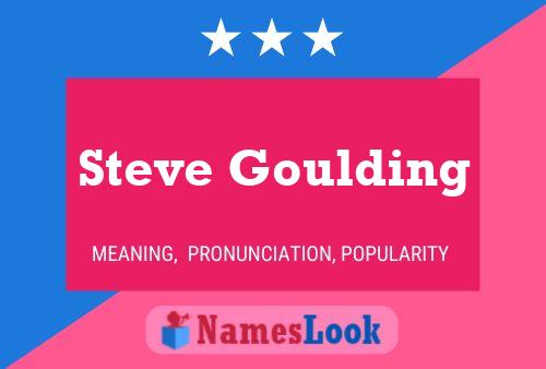 Póster del nombre Steve Goulding