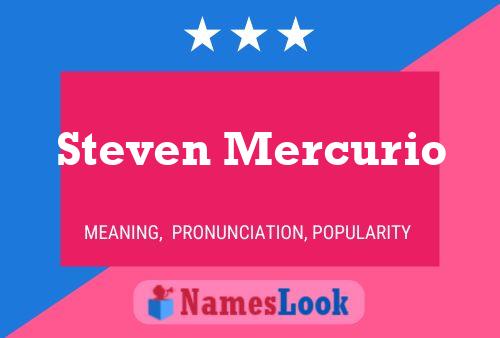 Póster del nombre Steven Mercurio