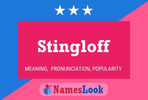 Póster del nombre Stingloff