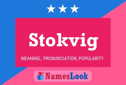 Póster del nombre Stokvig