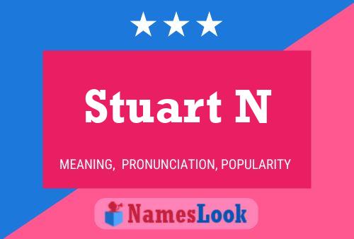 Póster del nombre Stuart N