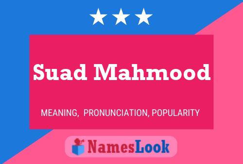 Póster del nombre Suad Mahmood