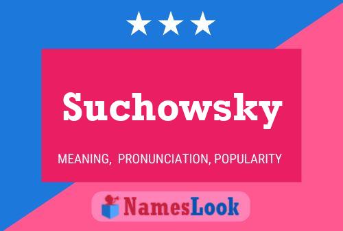 Póster del nombre Suchowsky