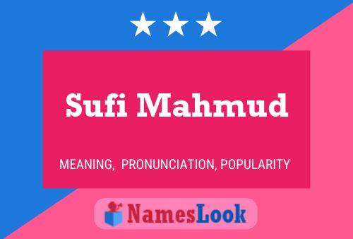 Póster del nombre Sufi Mahmud