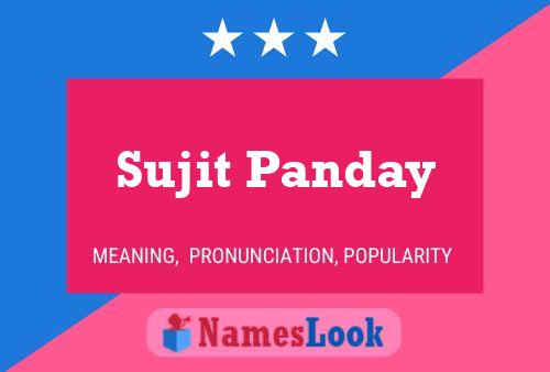 Póster del nombre Sujit Panday