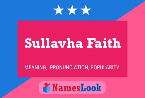 Póster del nombre Sullavha Faith