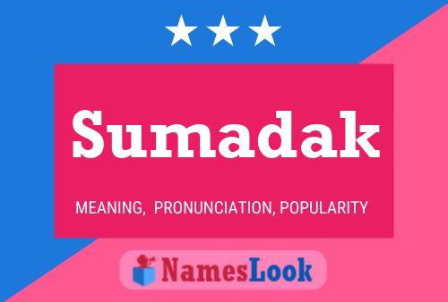 Póster del nombre Sumadak