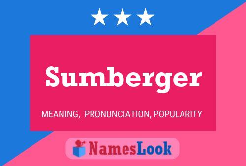 Póster del nombre Sumberger