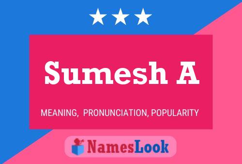 Póster del nombre Sumesh A