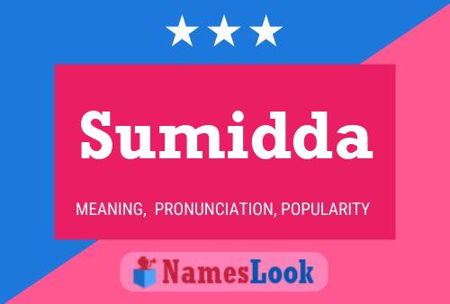 Póster del nombre Sumidda