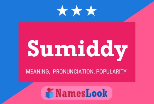 Póster del nombre Sumiddy